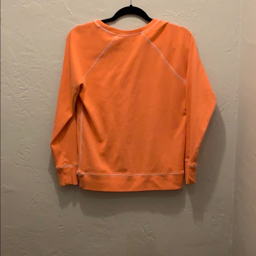 Eddie Bauer small orange sweatshirt - Picture 2 of 3